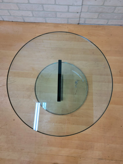 Modern Danish Glass Side Table by Ida Linea Hildebrand for Friends & Founders