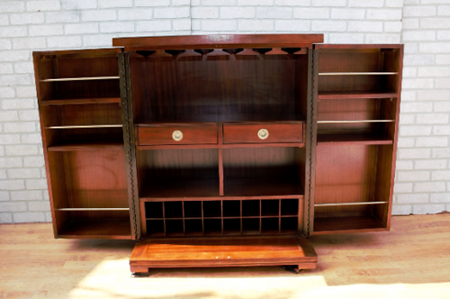 Modern Expandable Bar Cabinet by Plunkett Home Furnishings
