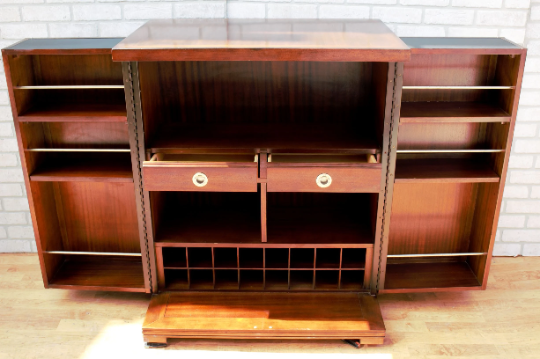 Modern Expandable Bar Cabinet by Plunkett Home Furnishings