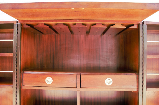 Modern Expandable Bar Cabinet by Plunkett Home Furnishings