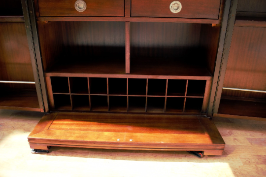 Modern Expandable Bar Cabinet by Plunkett Home Furnishings