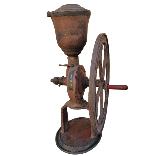 Antique Cast Iron Elgin National Coffee Mill Grinder #40