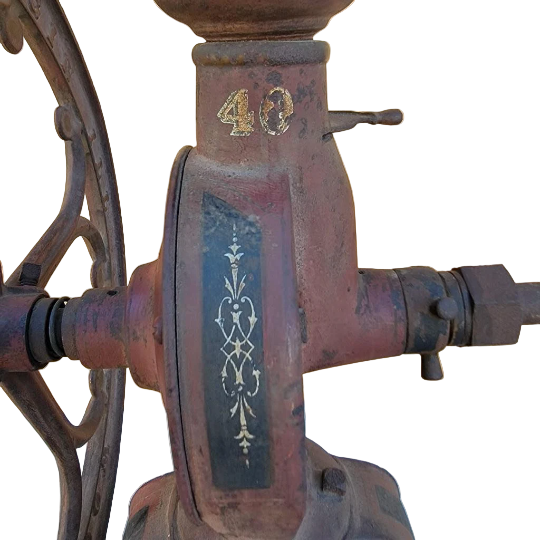 Antique Cast Iron Elgin National Coffee Mill Grinder #40