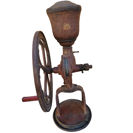 Antique Cast Iron Elgin National Coffee Mill Grinder #40