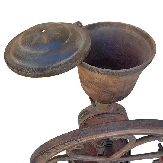 Antique Cast Iron Elgin National Coffee Mill Grinder #40