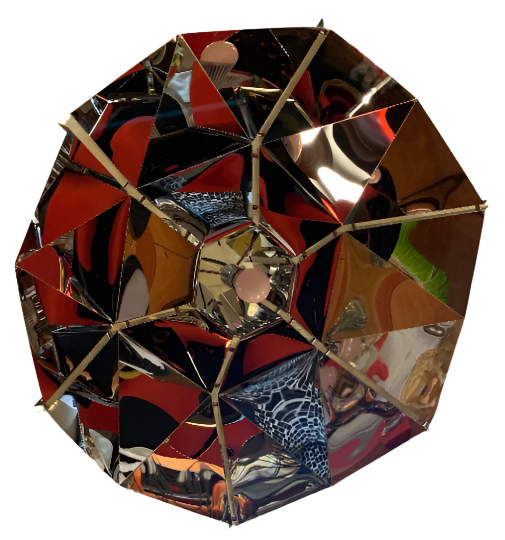 Antoinette Geometric Black Pendant Light by Nuevo