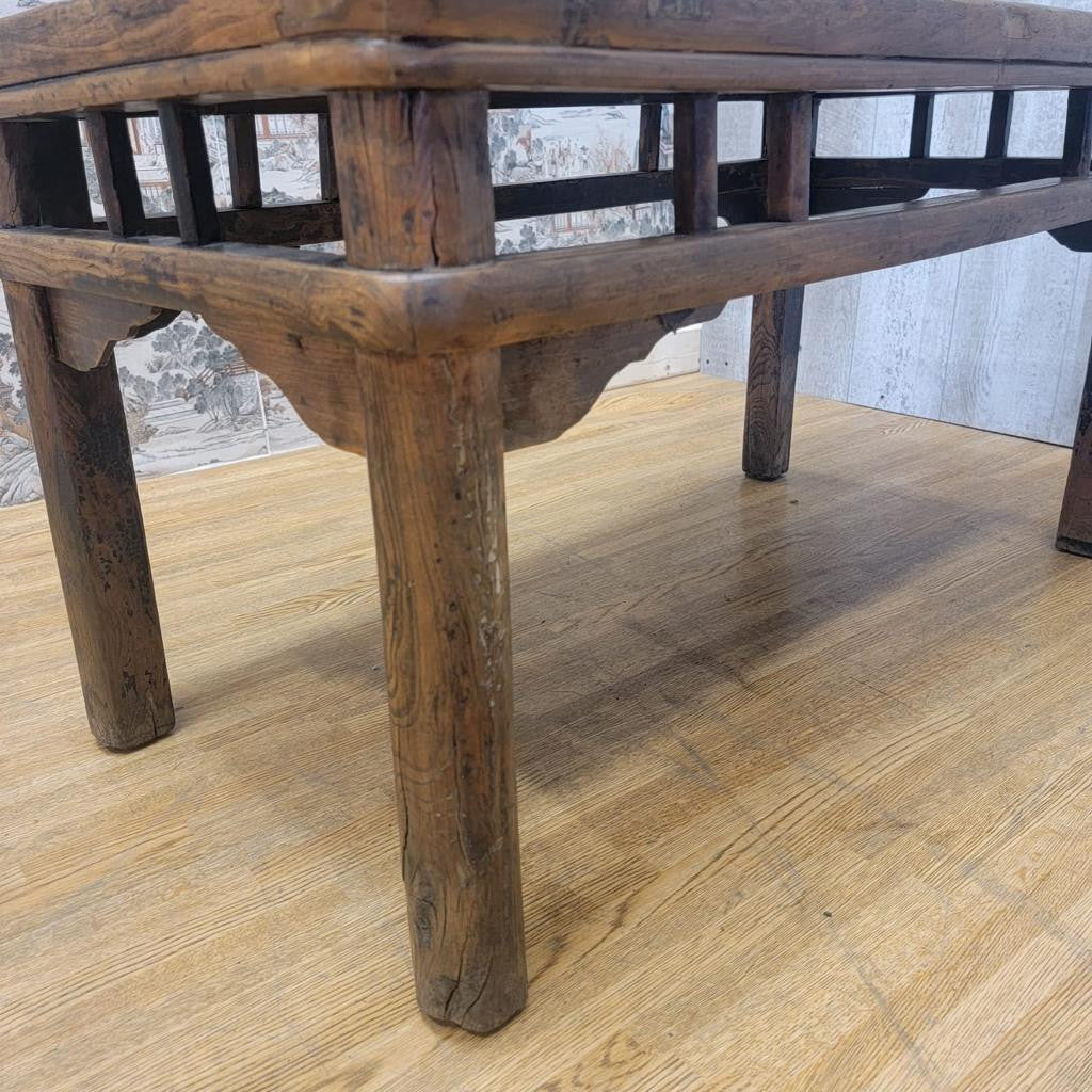 Antique Shanxi Province Elmwood Coffee/Console Table