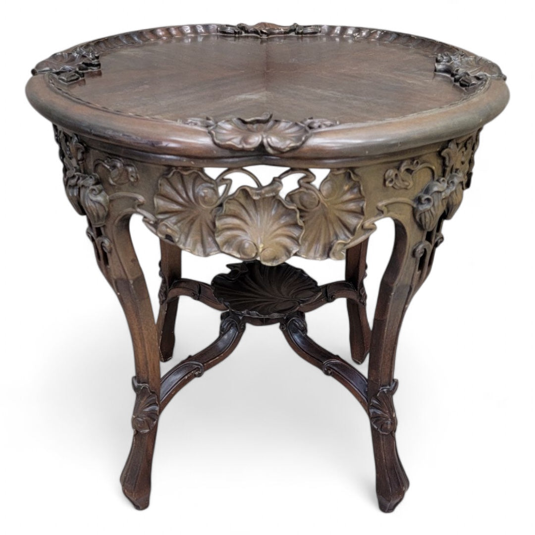 Antique French Art Nouveau Style Occasional Table
