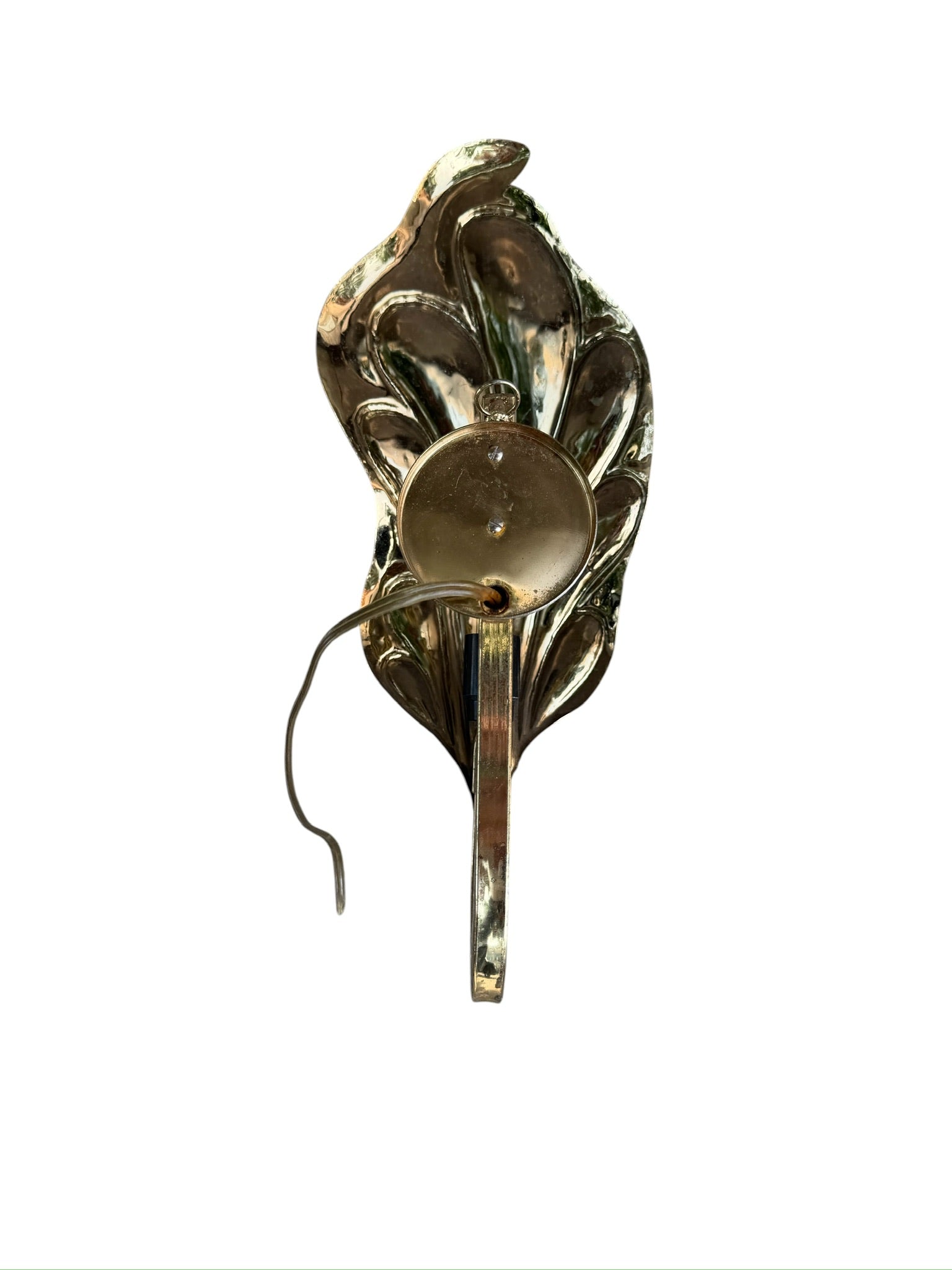 Italian Leaf Wall Sconce by Carlo Giorgi and Tommaso Barbi
