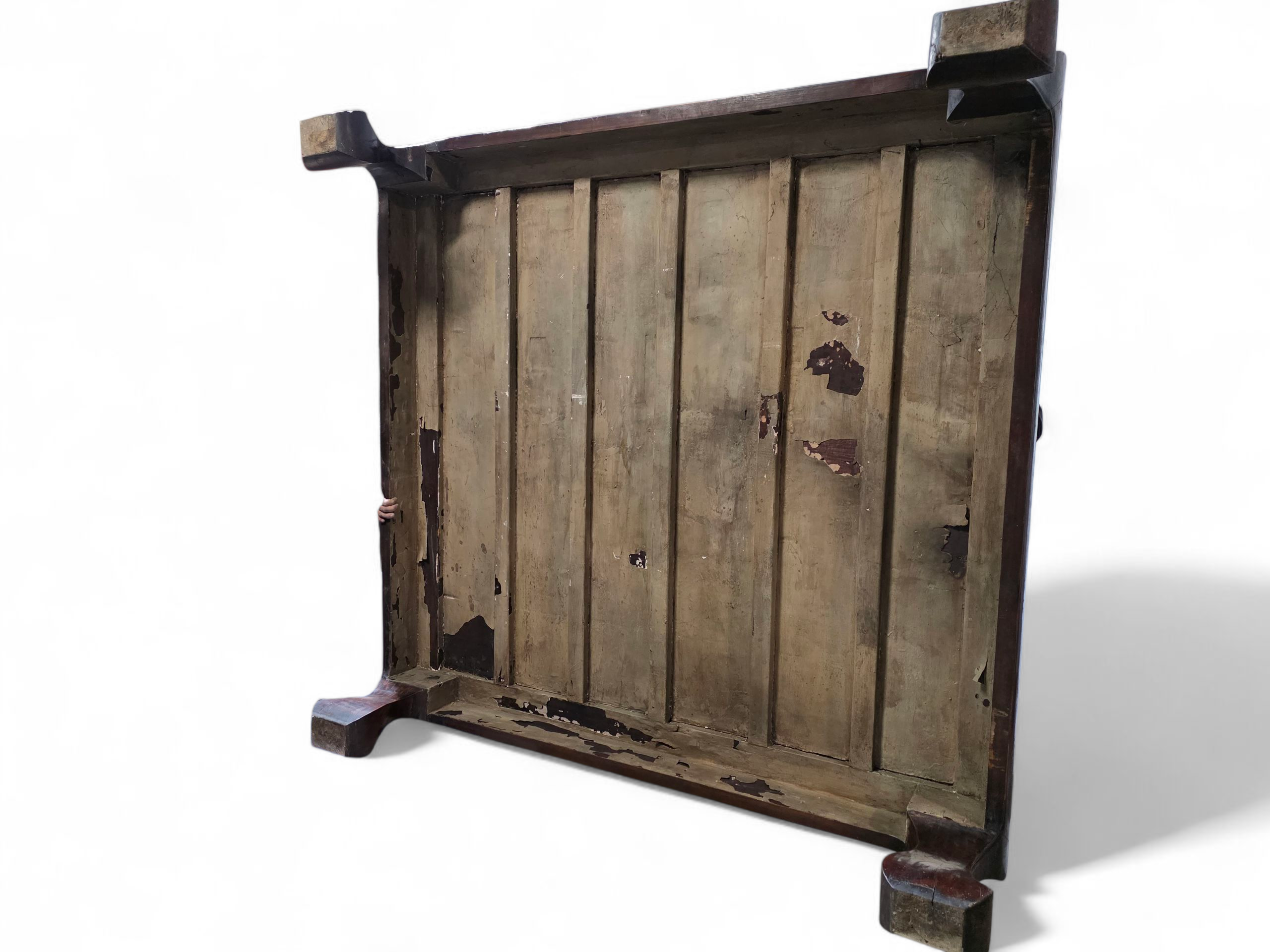 Antique Shanxi Province Chinese Elwood Oversized Coffee Table