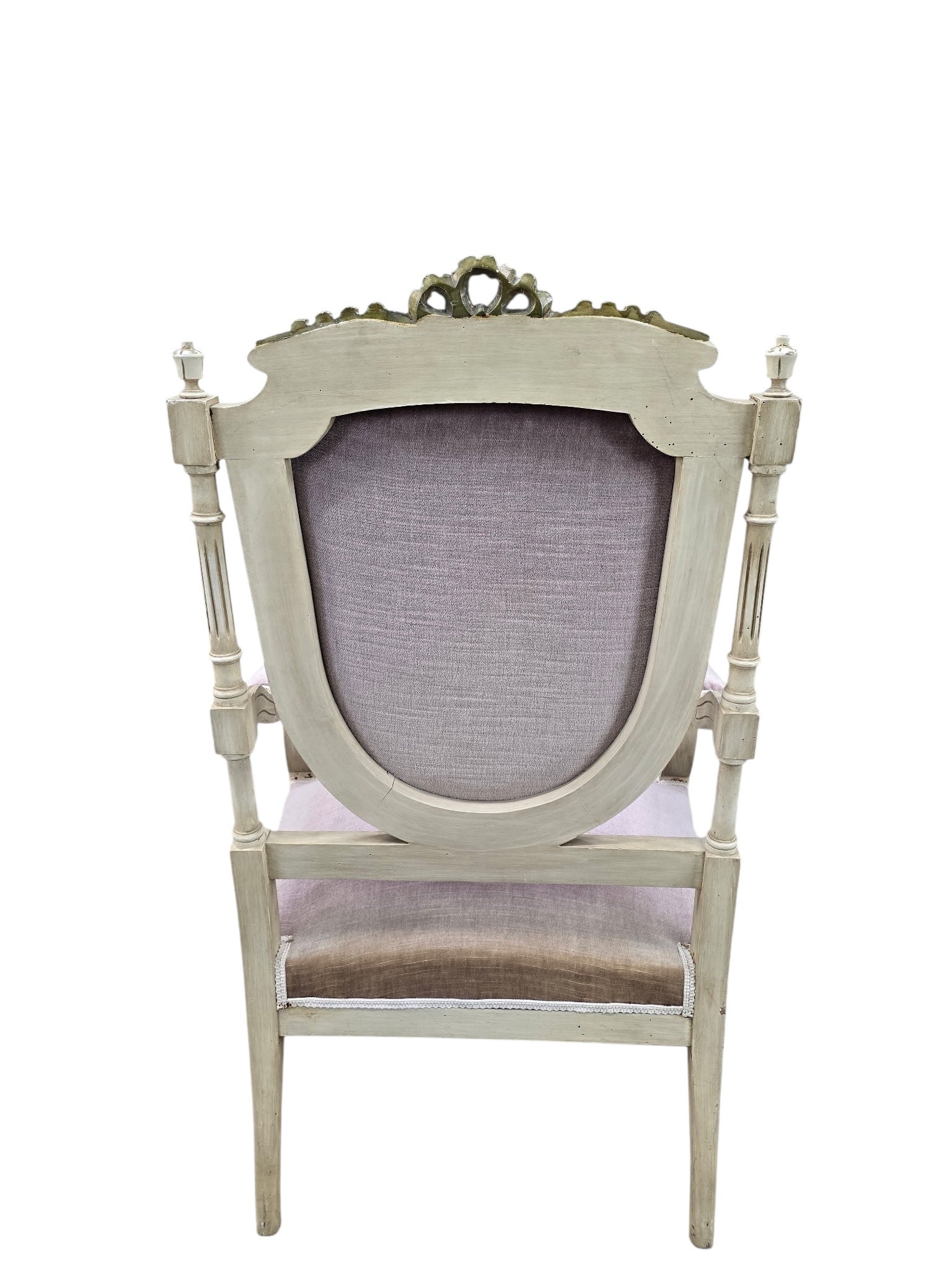 Antique Victorian Carved Ornate Chairs Newly Reupholstered - Pair