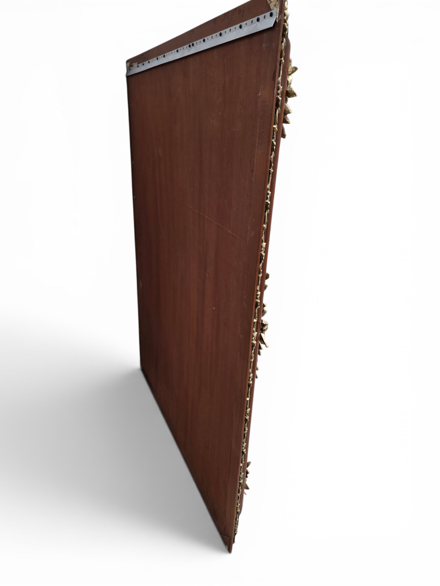 New - Antique French Louis XVI Napoleon III Style Mahogany, Gilt Bronze & Black Marble Console Table with Matching Mirror