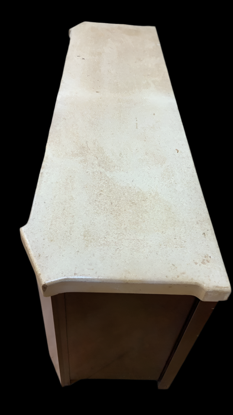 Mid Century Modern Paul Frankl for Johnson Furniture Company Cork and Mahogany Credenza