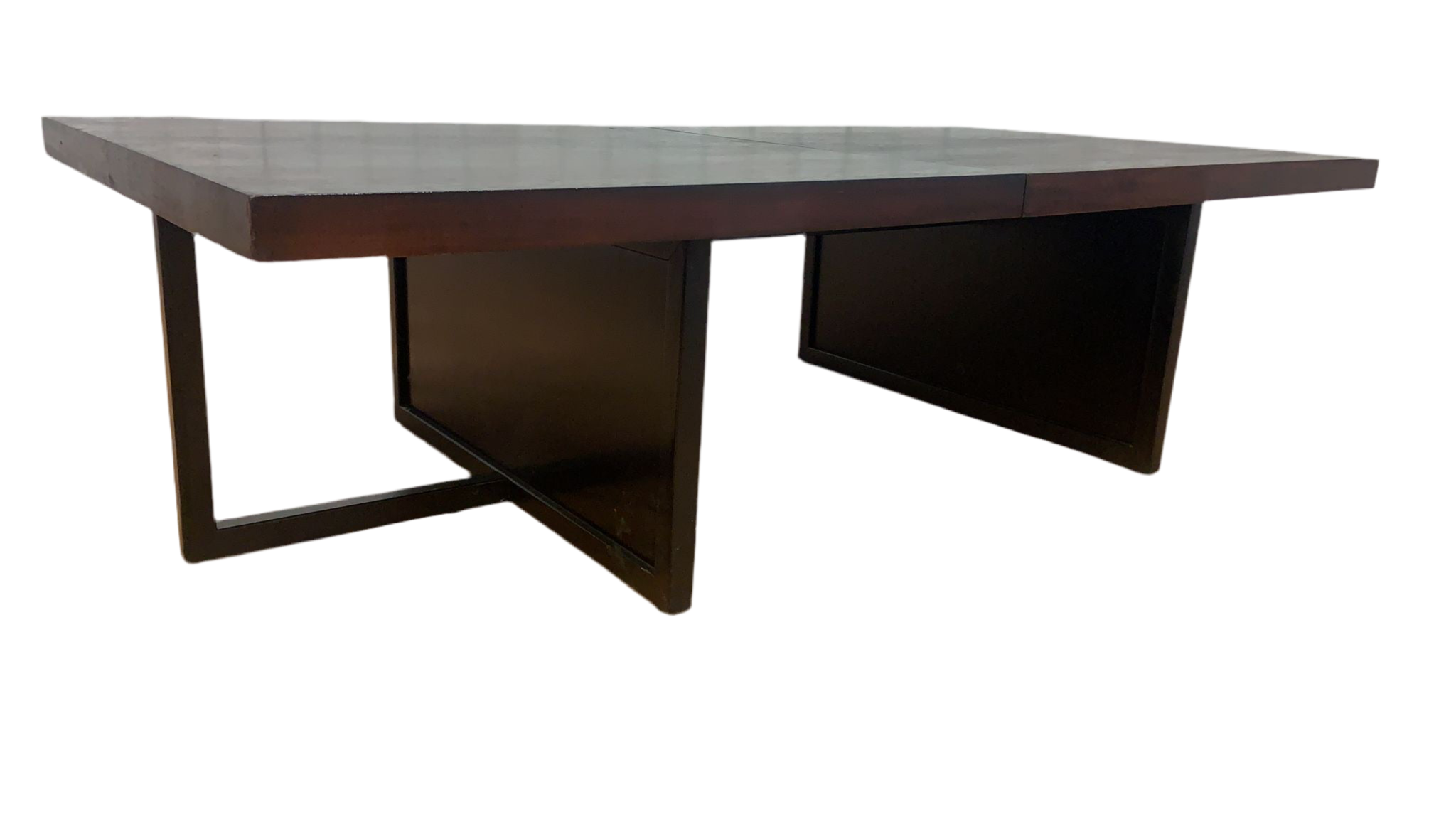 Mid Century Modern John Keal Style Expanding Coffee Table