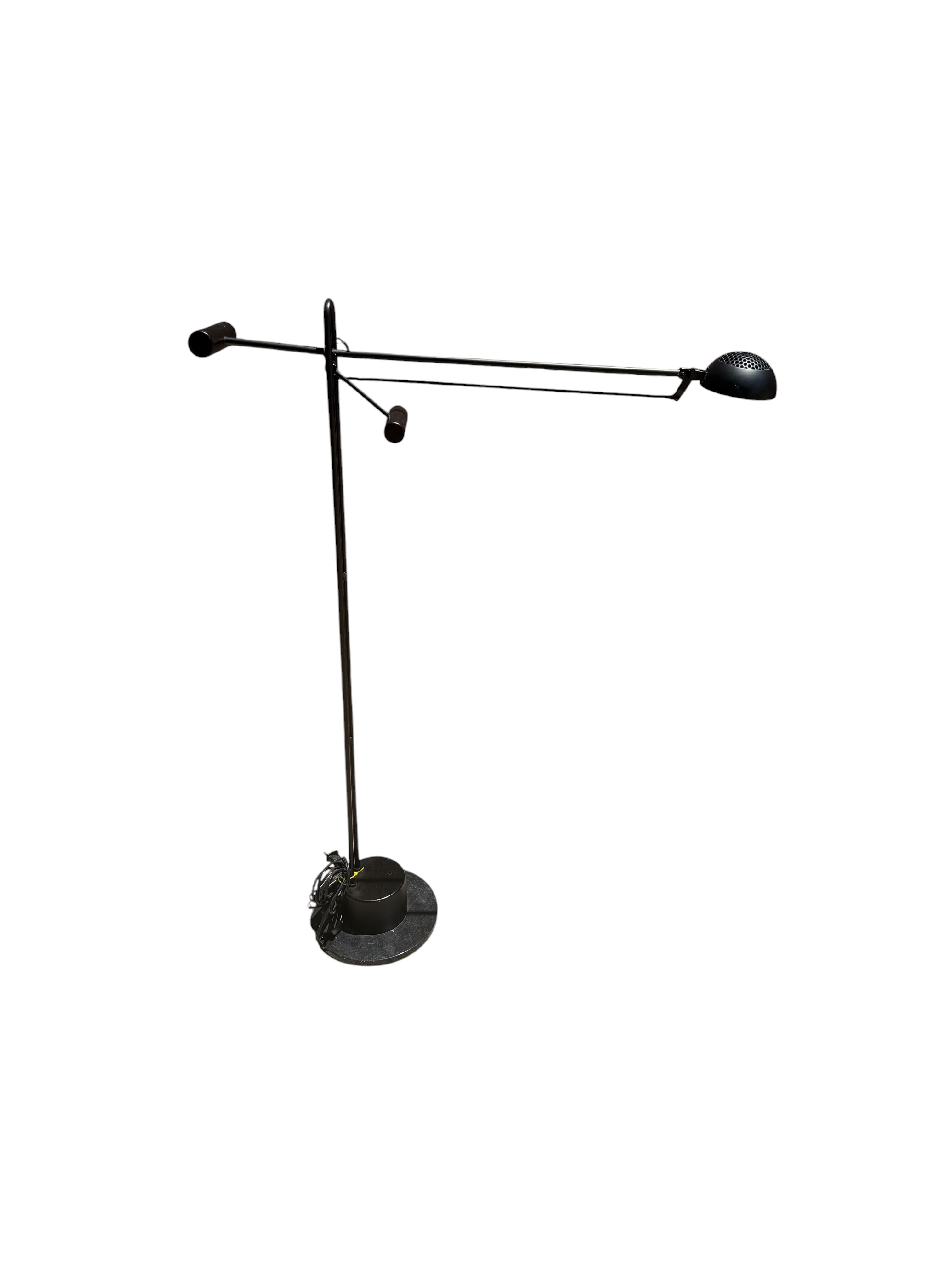 Vintage Postmodern Crane Form Floor Lamp