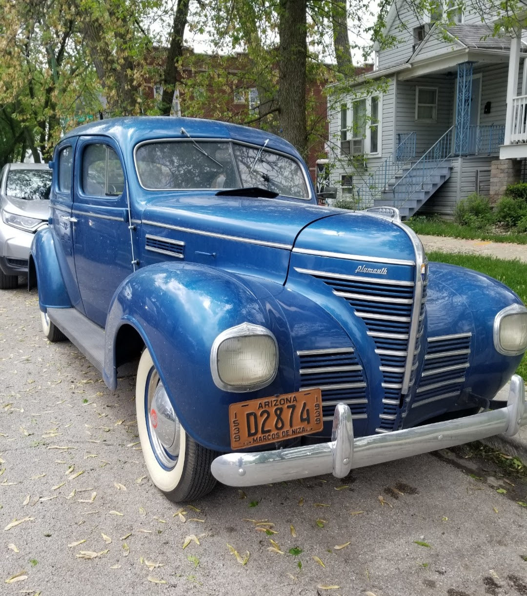 1939 Vintage Plymouth Special Deluxe 4 Suicide Door Sedan Car