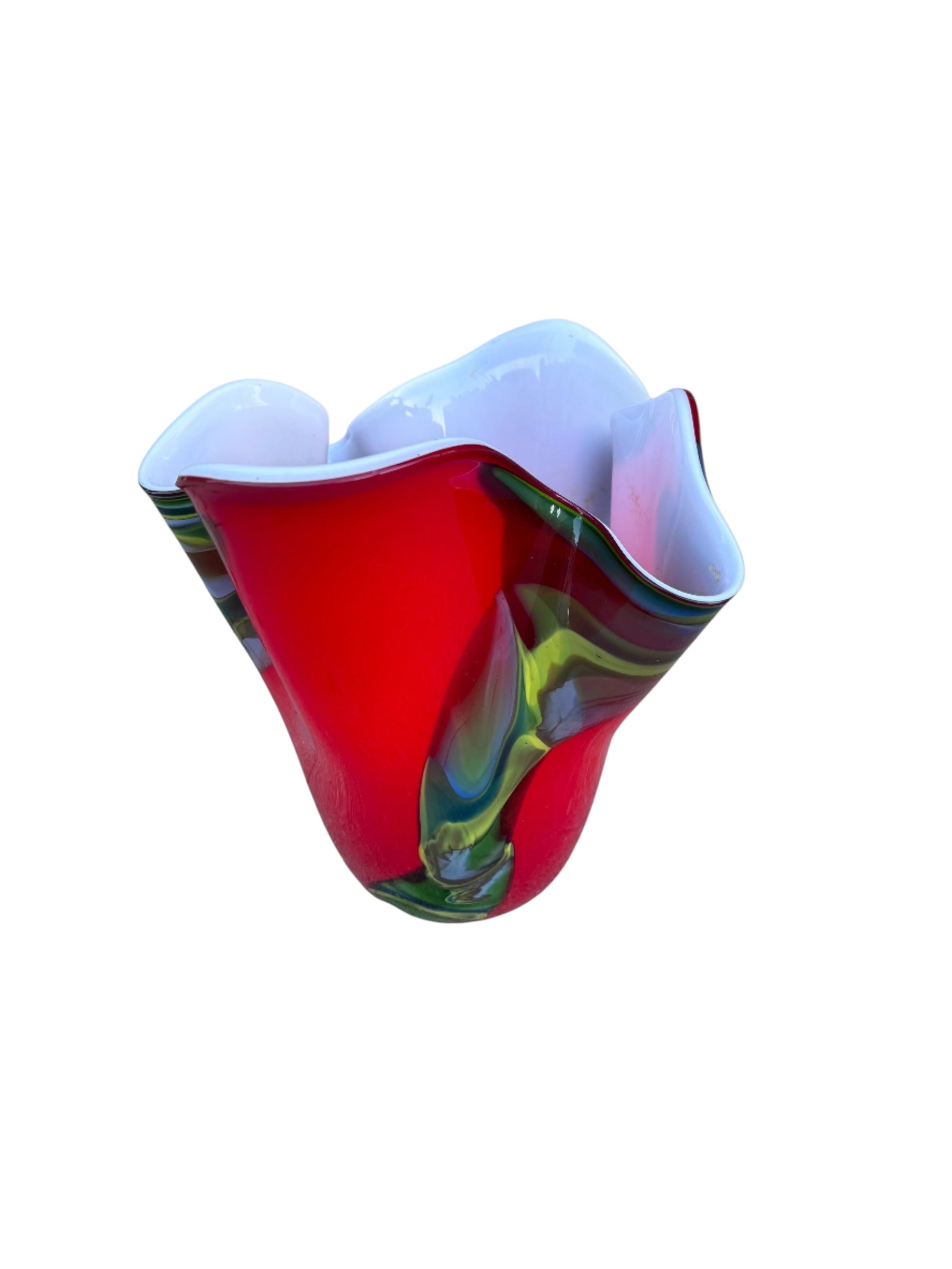 Vintage Italian Red Vase