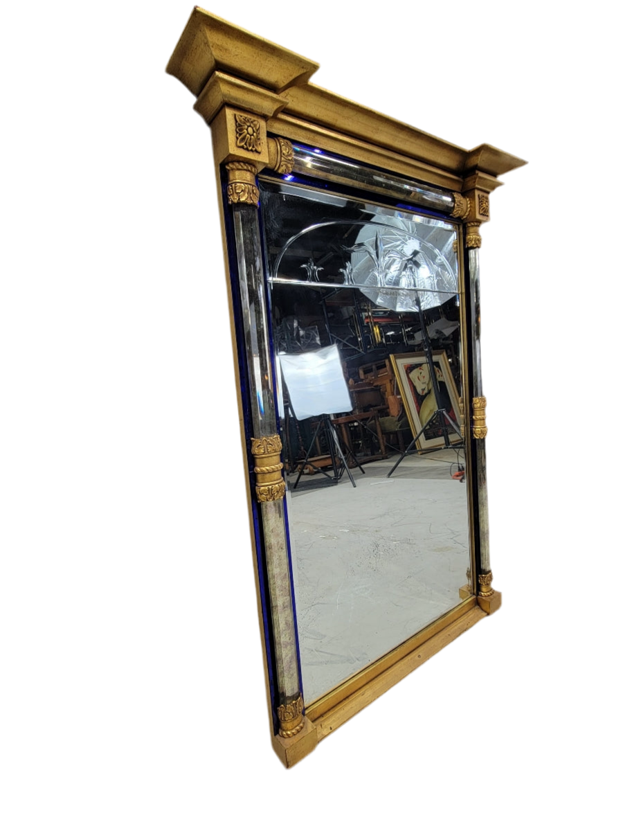 Vintage Empire Federal Style Wall Mirror Glass