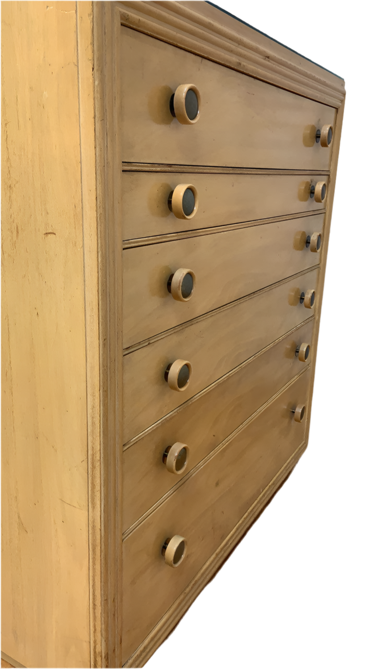 Mid Century Modern Cork Dresser by Johnson Furniture