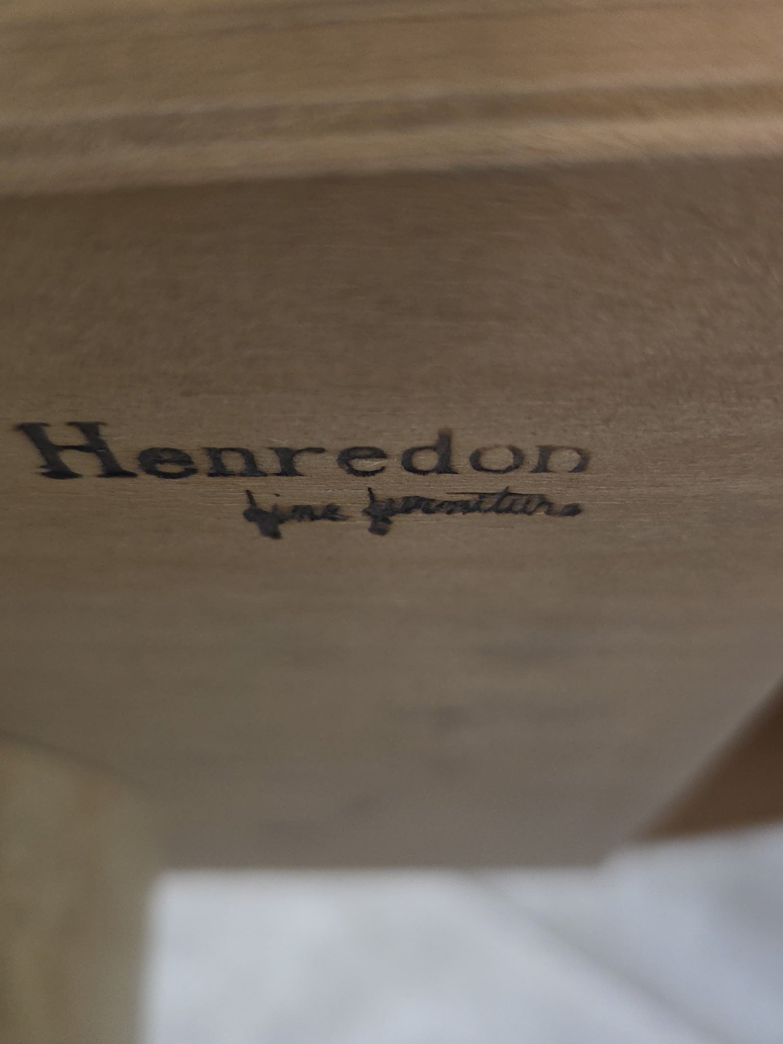 MCM Burl Pedestal Table with Macassar Ebony Base By Henredon