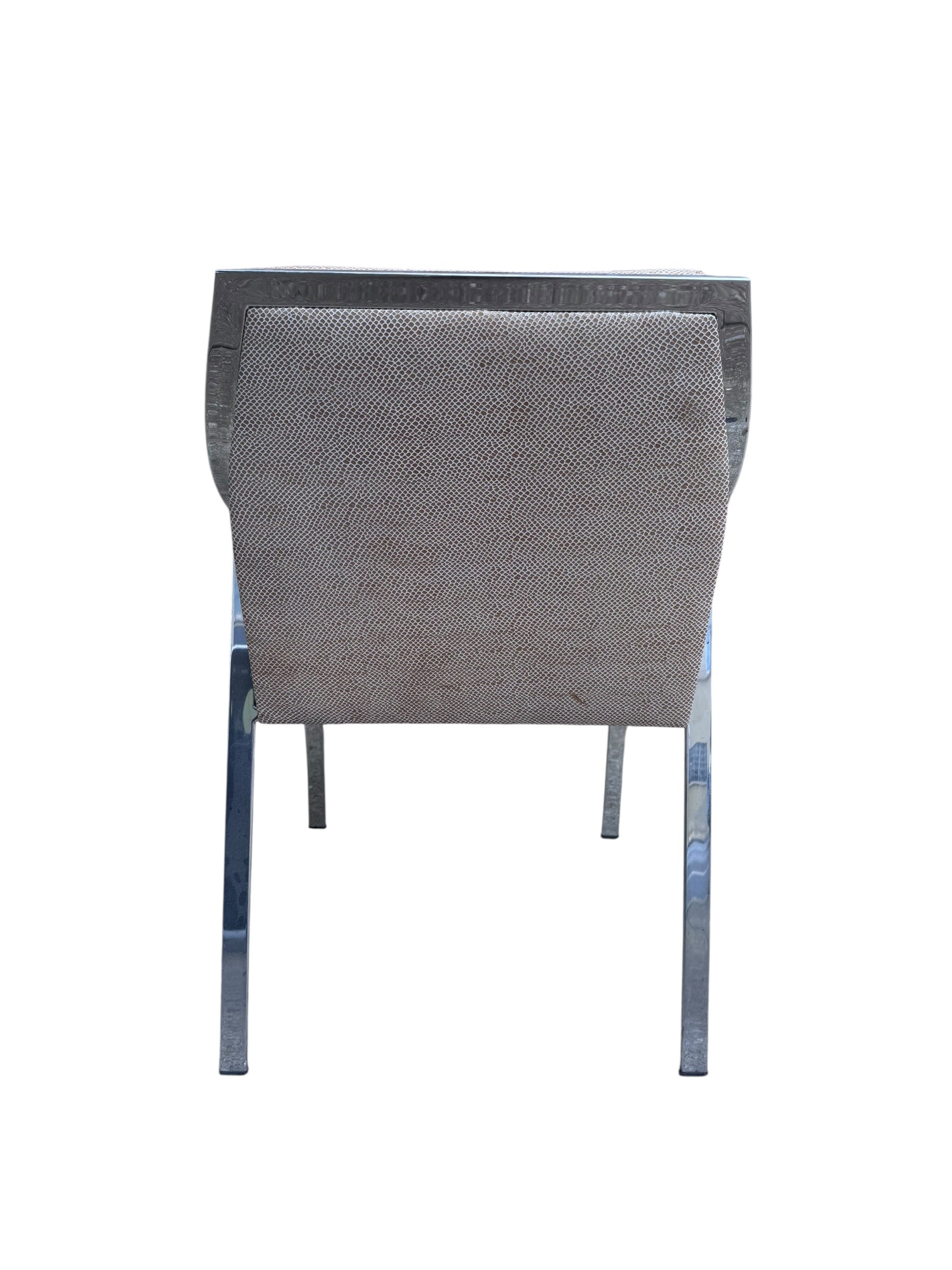 Modern Christophe Holly Hunt Aileron Chair Newly Upholstered