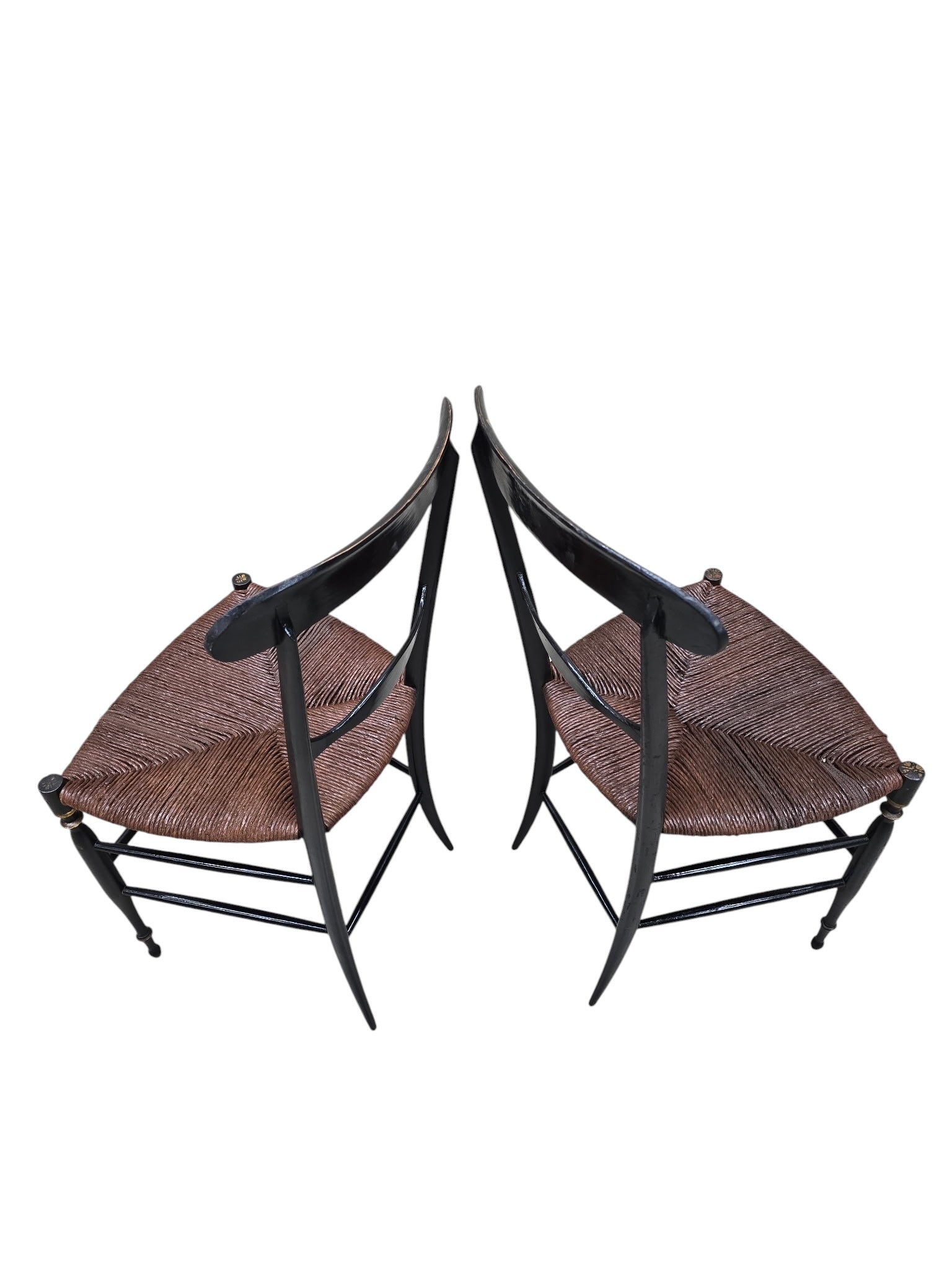 NEW - Antique Italian Side Chairs by Fratelli Levaggi and Giuseppe Gaetano Descalzi - Pair