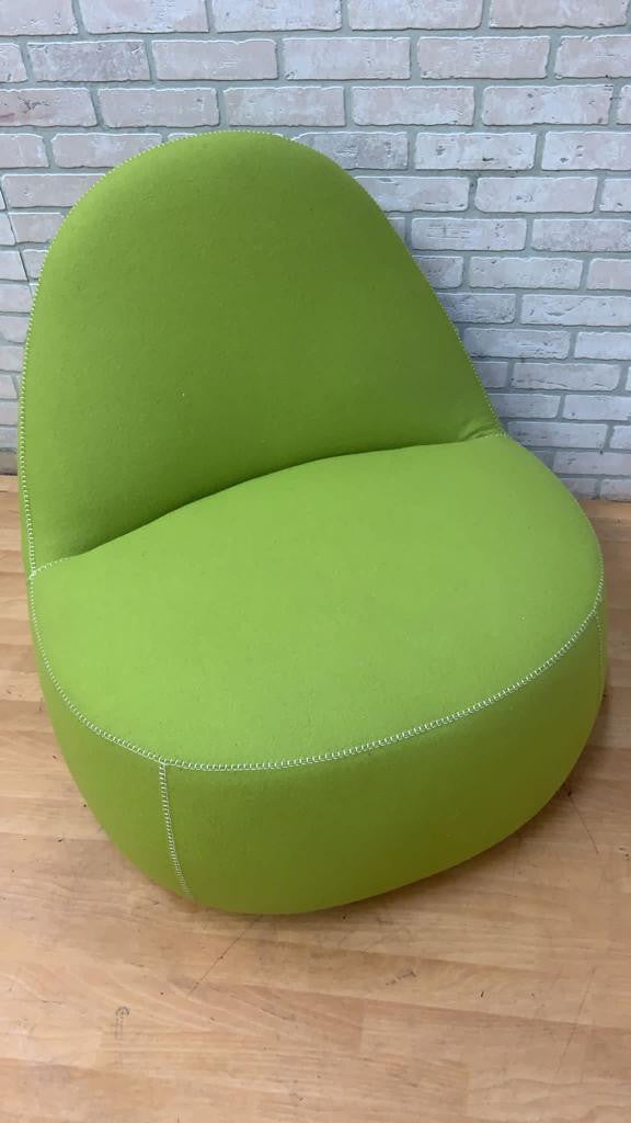 Modern Bernhardt Design Mitt Lounge Chair in Green