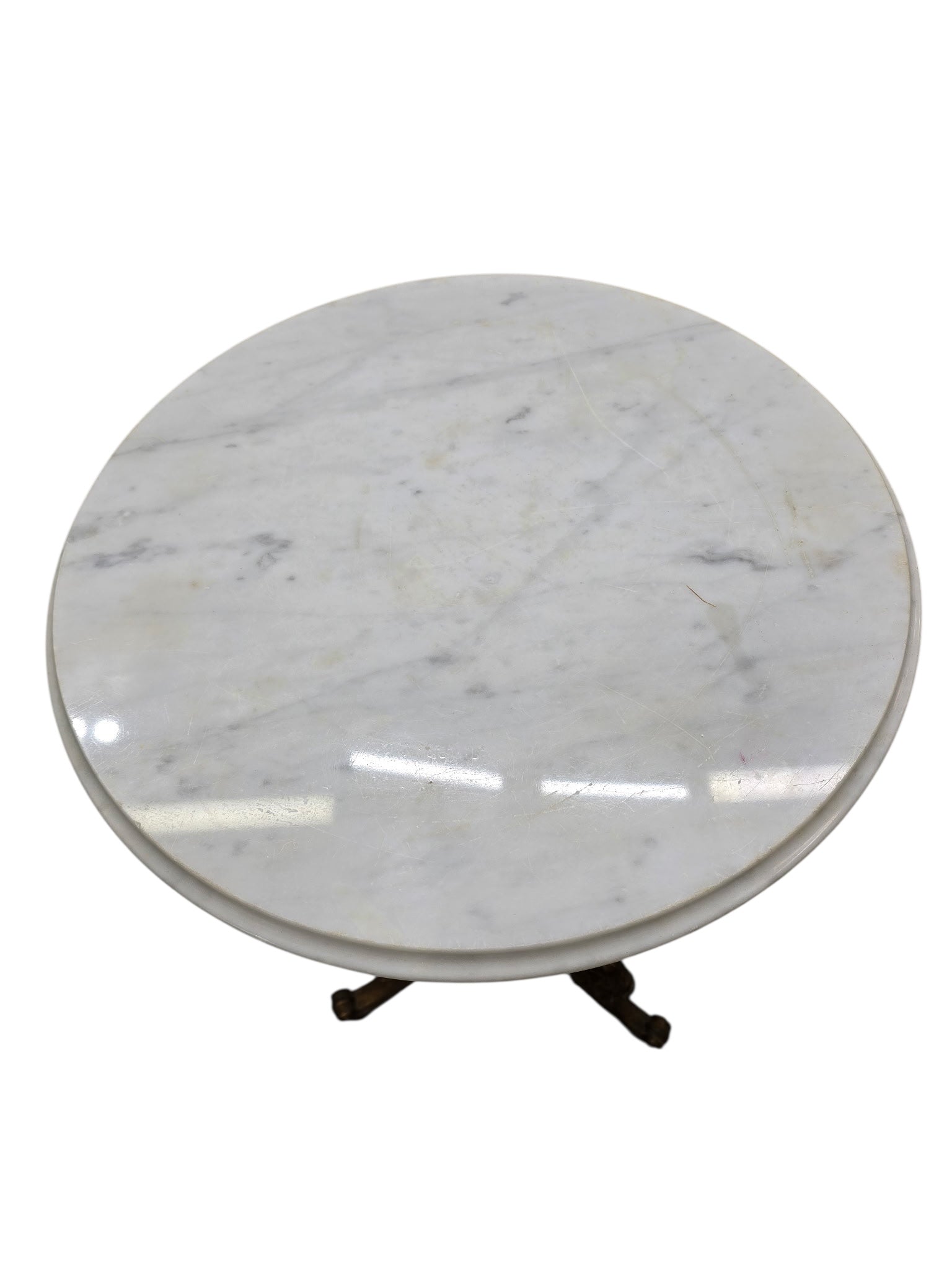 Antique Louis XVI Style Pedestal Side Table