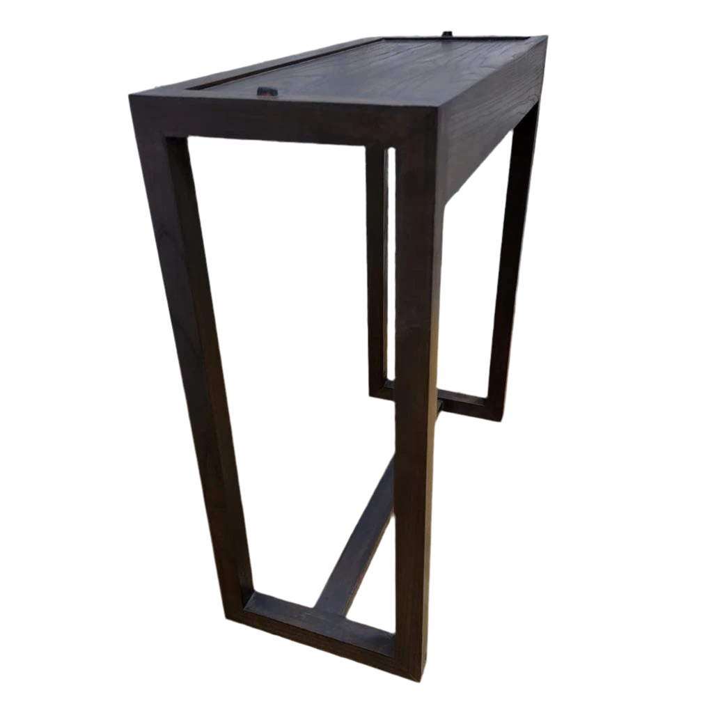 Vintage Shanxi Province Elmwood Side Table