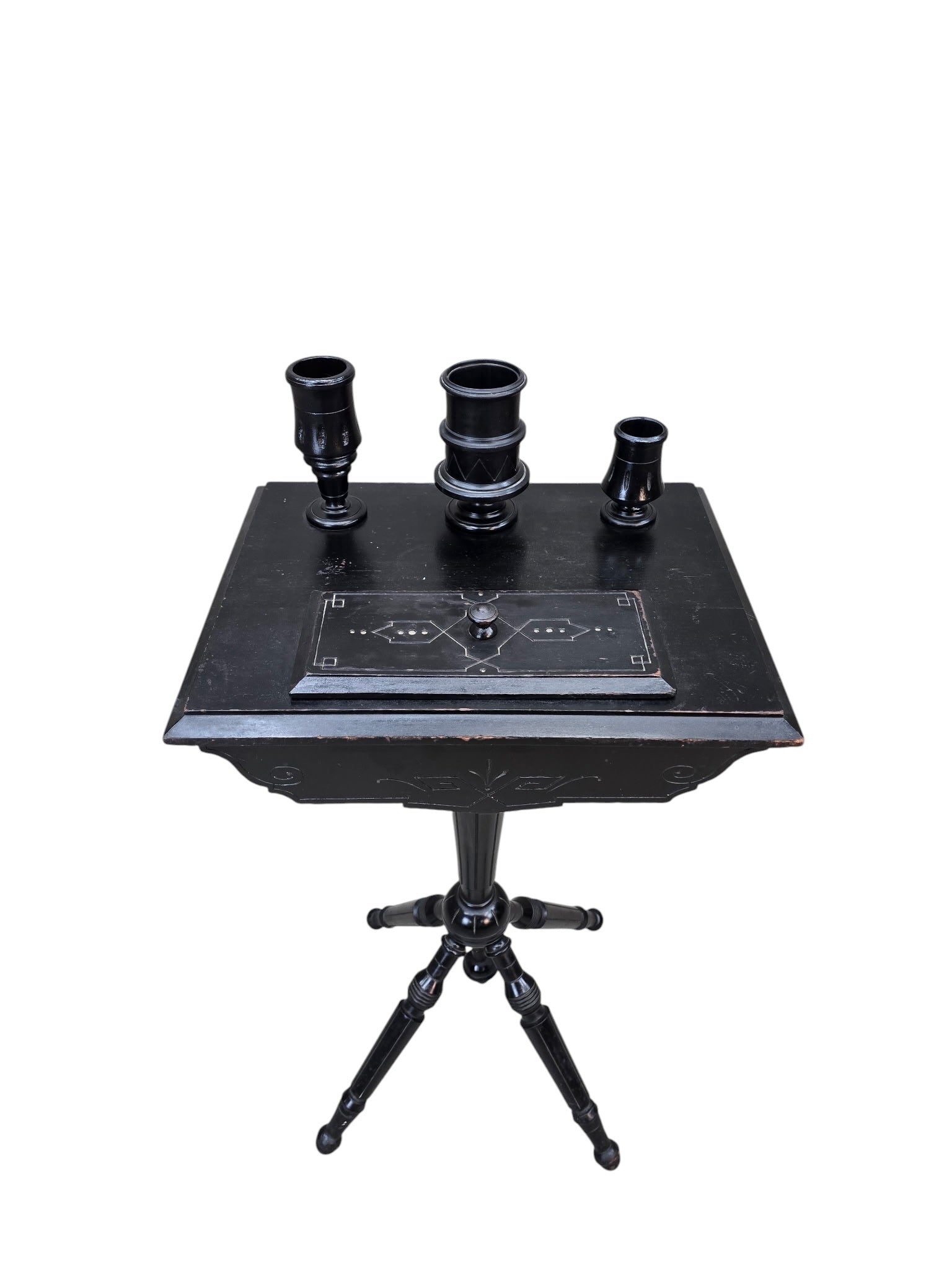 Victorian Ebonized Barber Stand