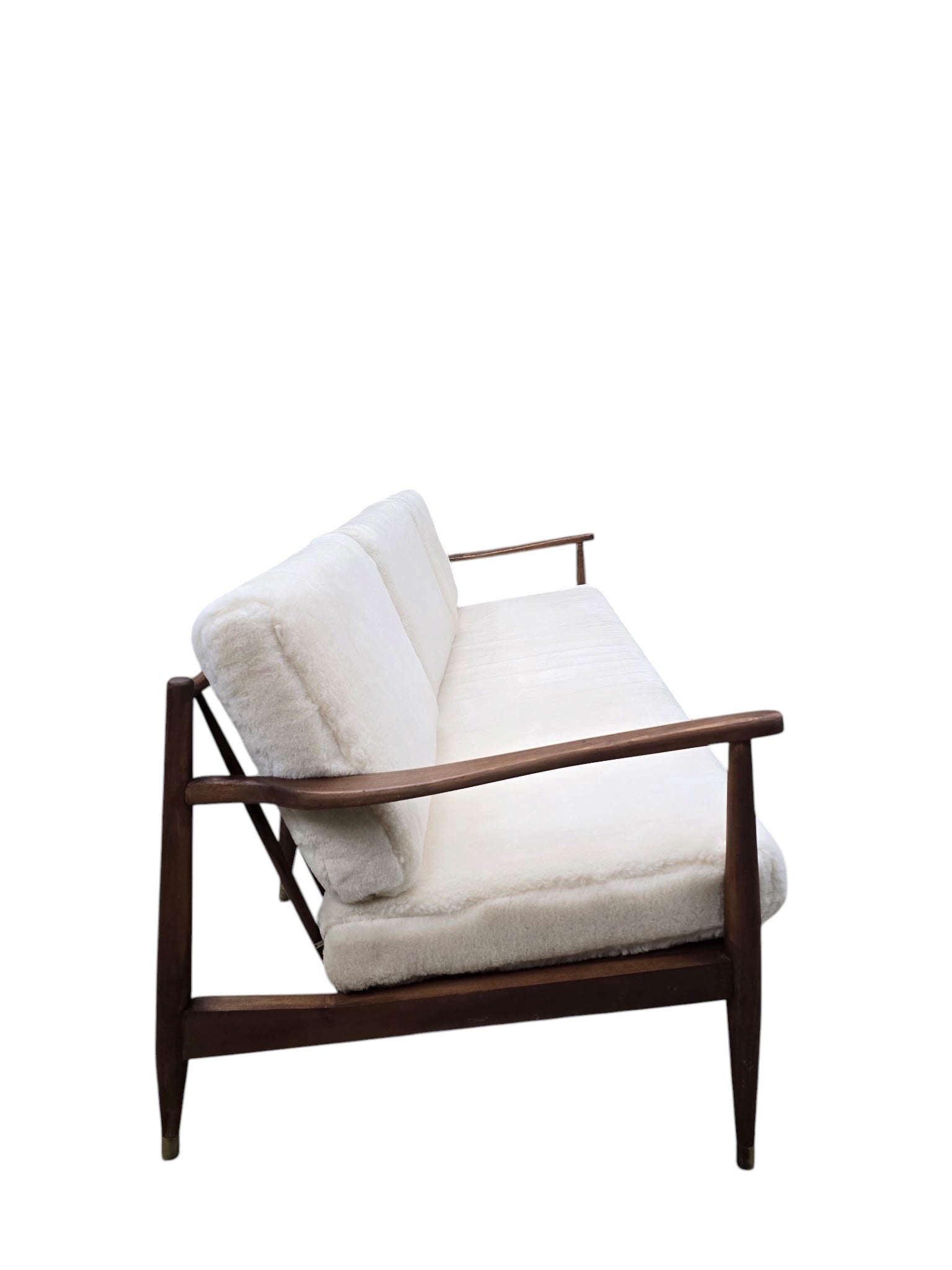 Danish Modern Sofa by Ib Kofod-Larsen Newly Reupholstered