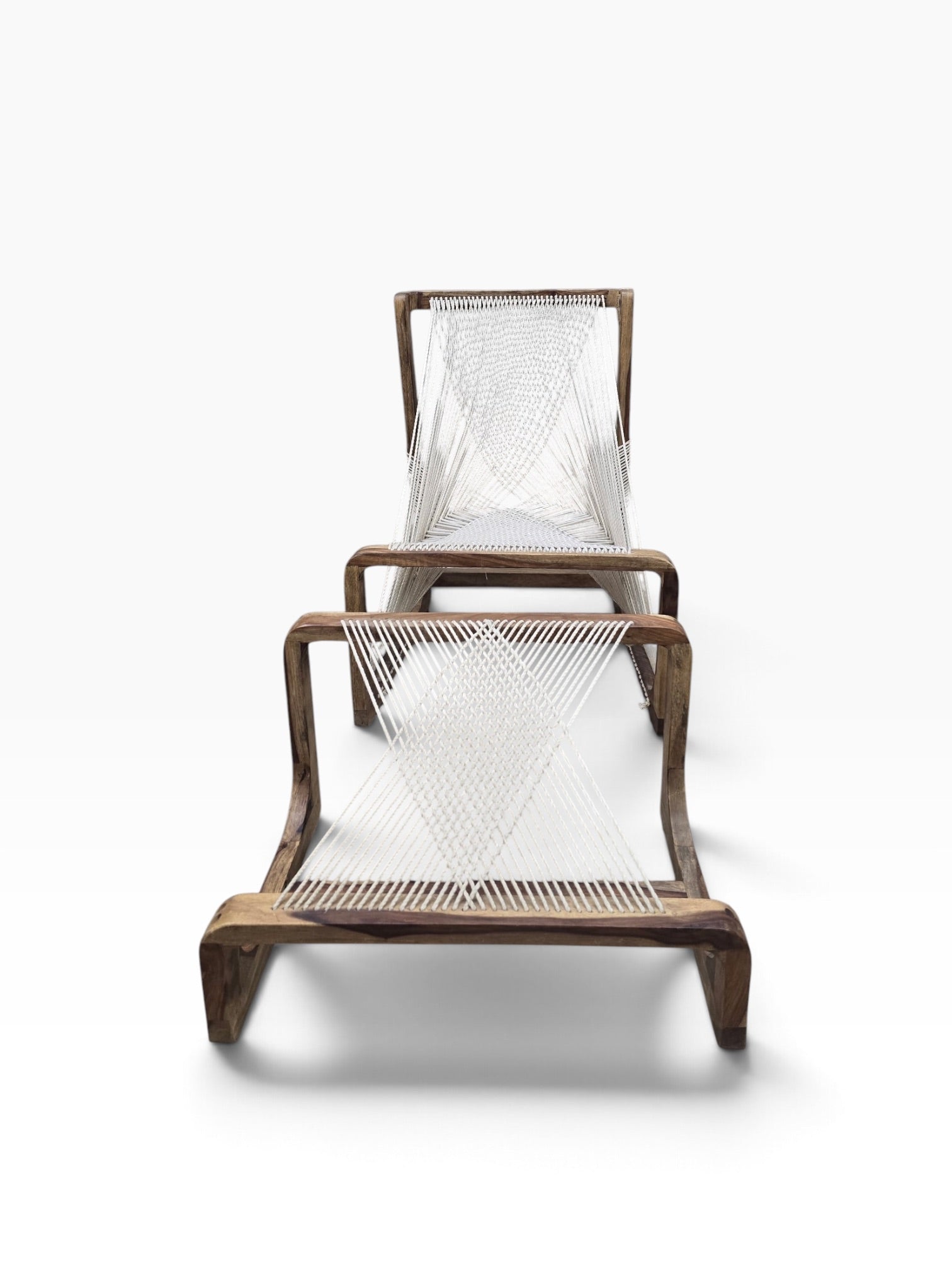 Swedish Chair and Ottoman by Asa Karner