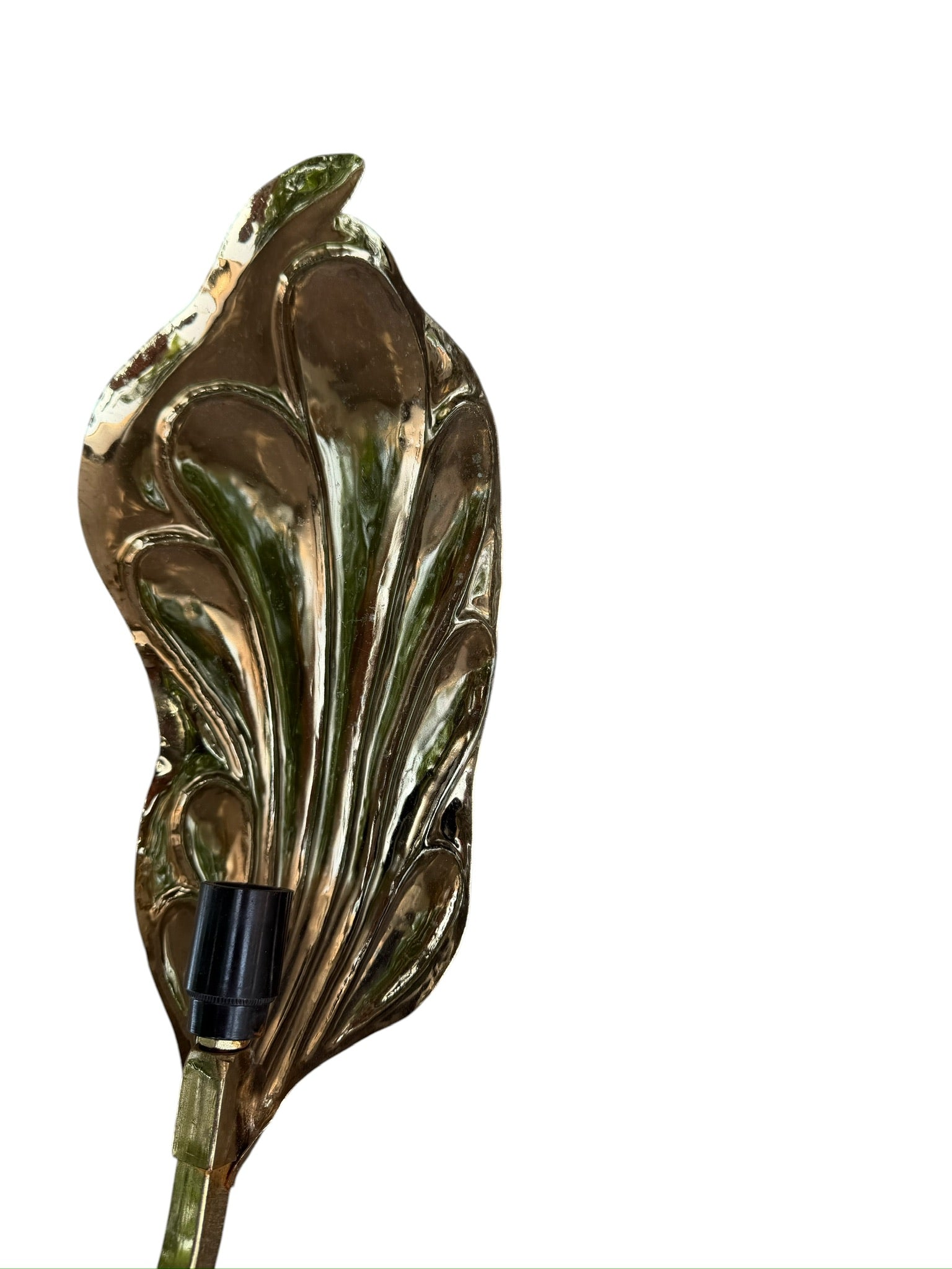 Italian Leaf Wall Sconce by Carlo Giorgi and Tommaso Barbi