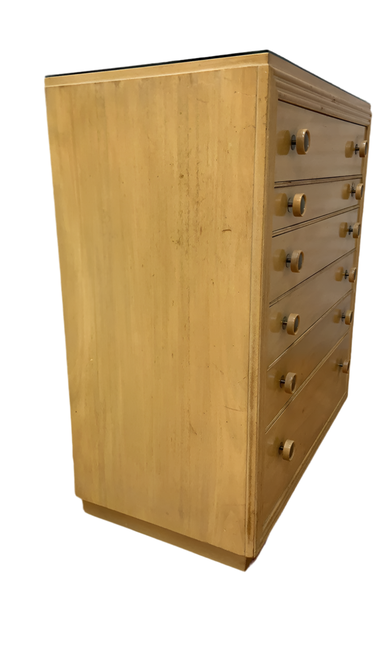 Mid Century Modern Cork Dresser by Johnson Furniture