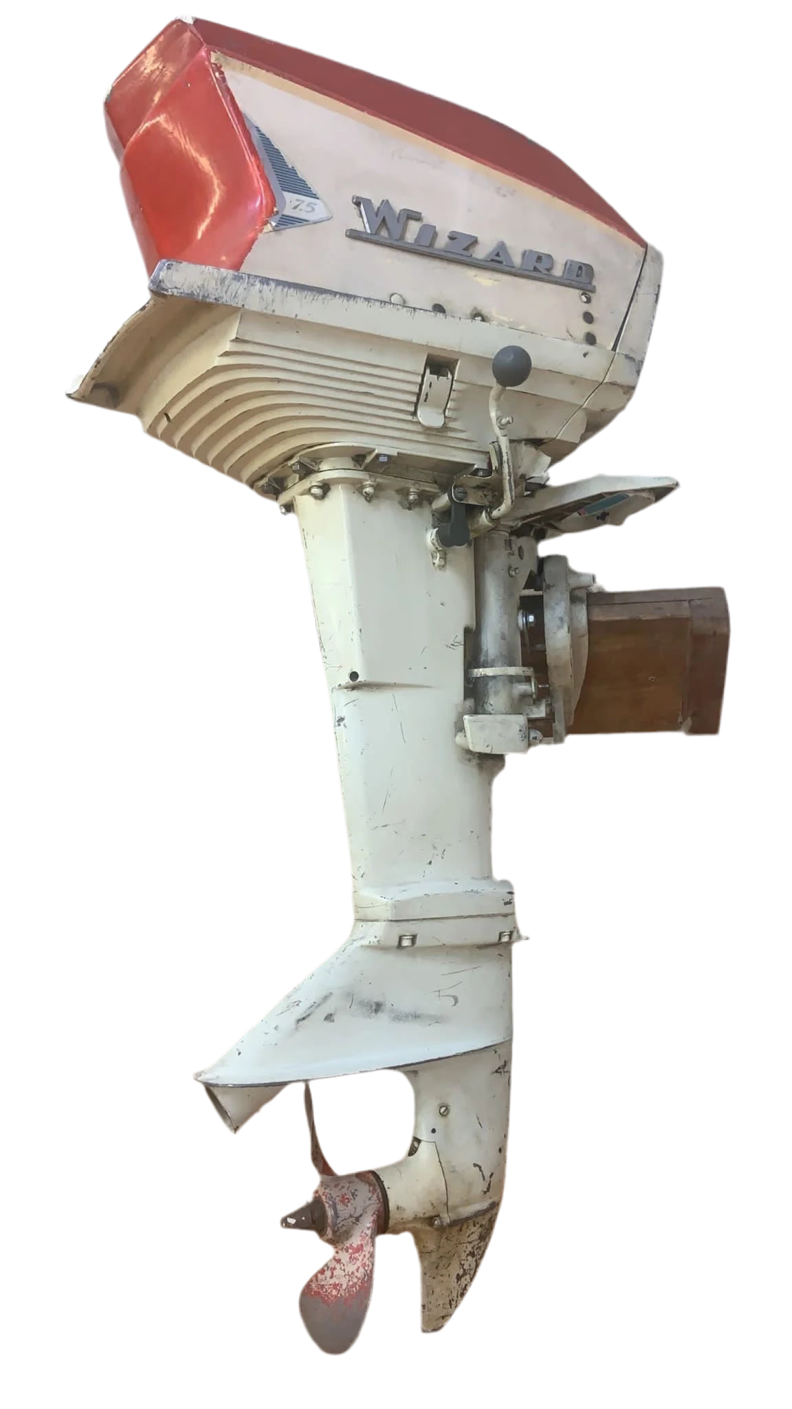 Wizard Rear Engine Vintage Wizard 7.5 HP Boat Motor – Vintage Grind House