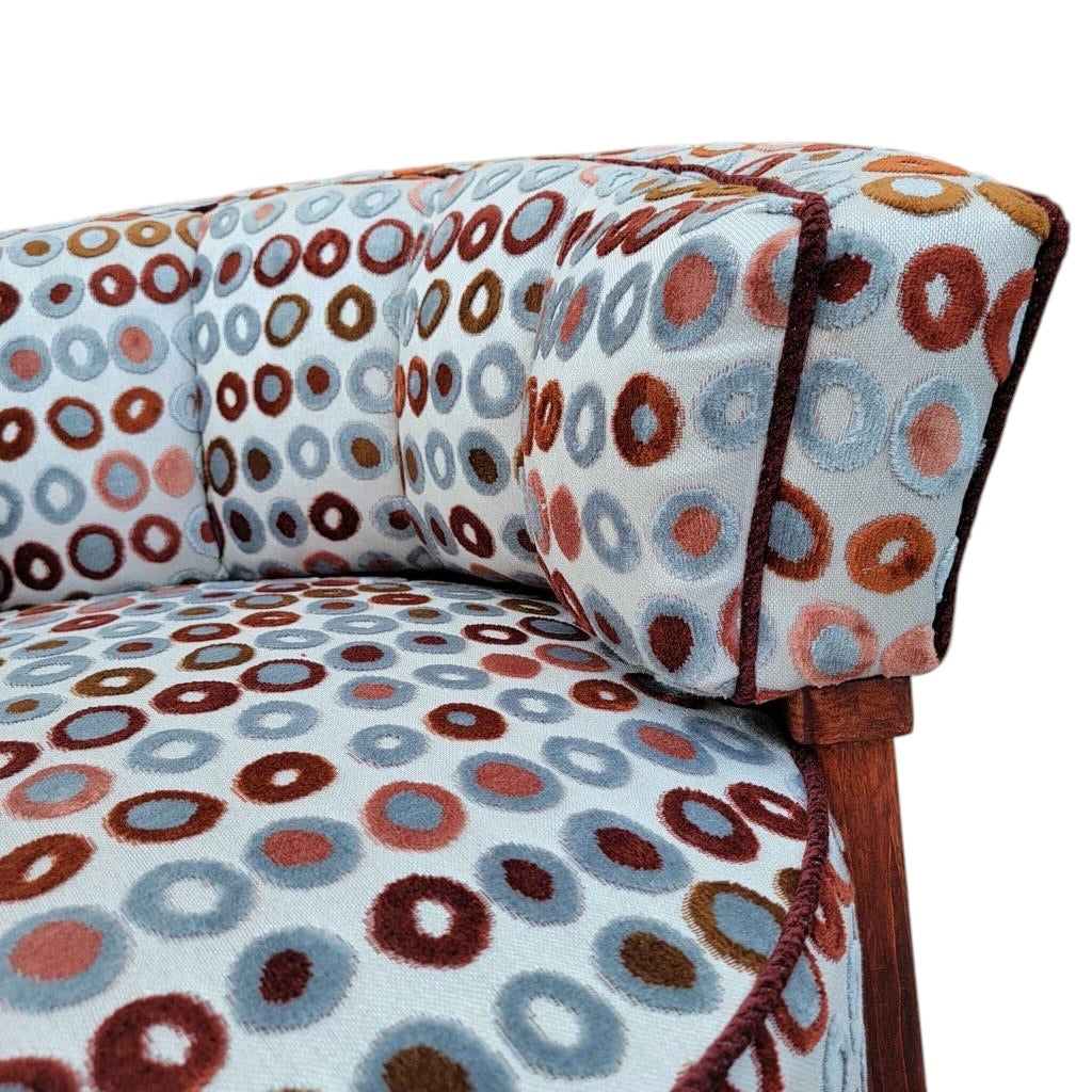 MCM Barrel Back Club Chairs Newly Reupholstered - Pair