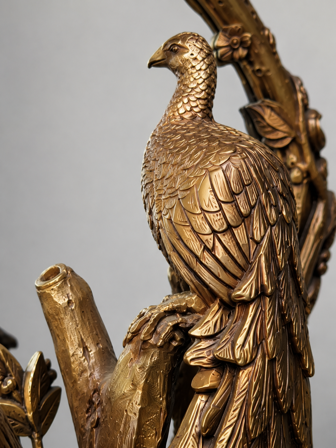 Hollywood Regency Italian Peacock Wall Mirror