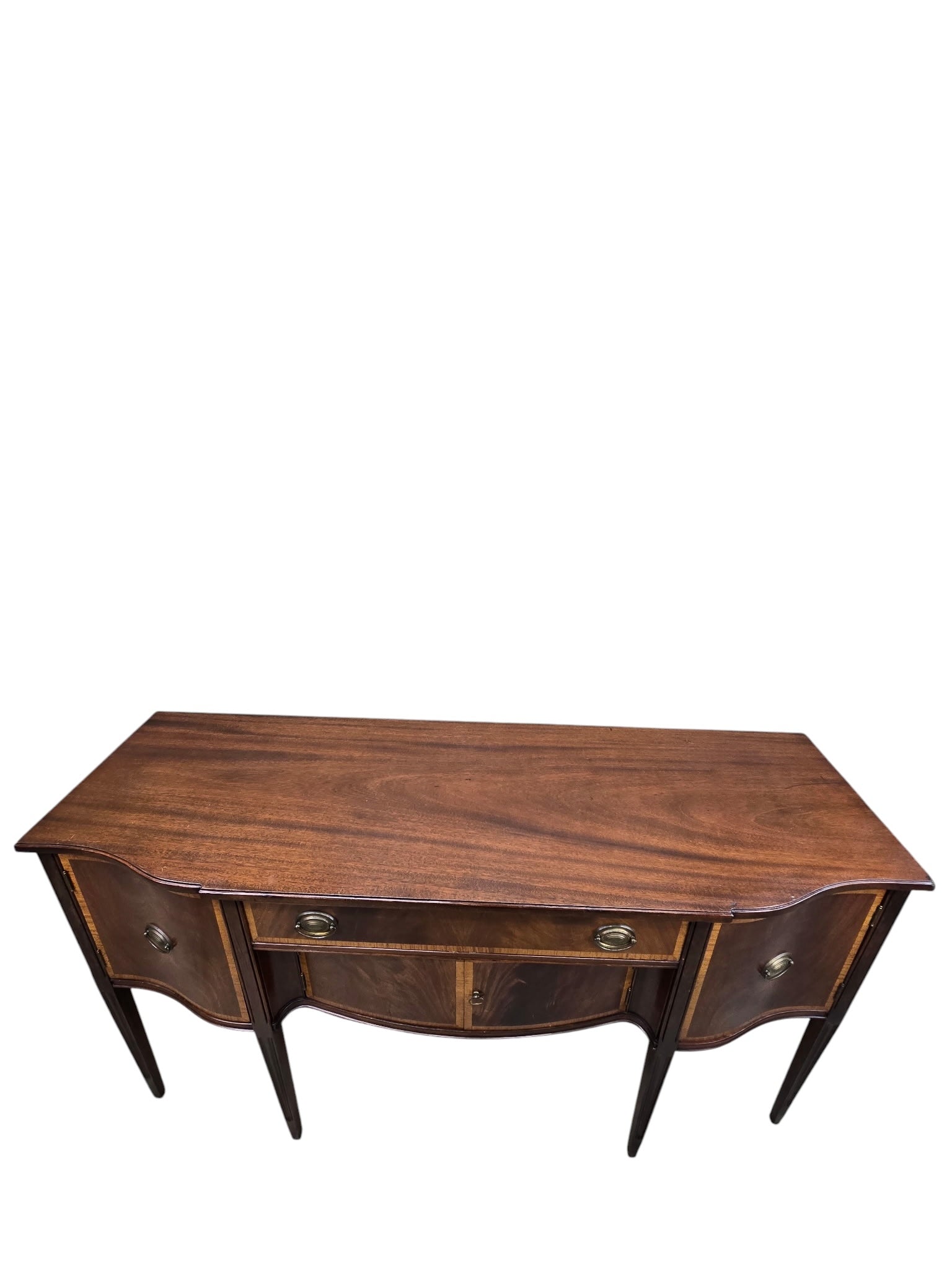 Antique Georgian Style Mahogany Sideboard Server