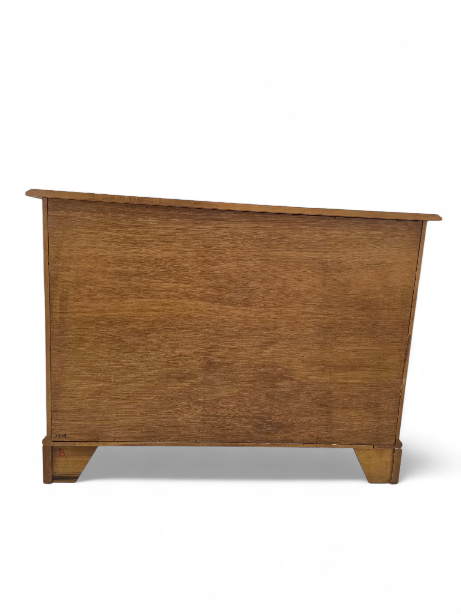 Baker Furniture Georgian Style Serpentine Pine Chest of Drawers