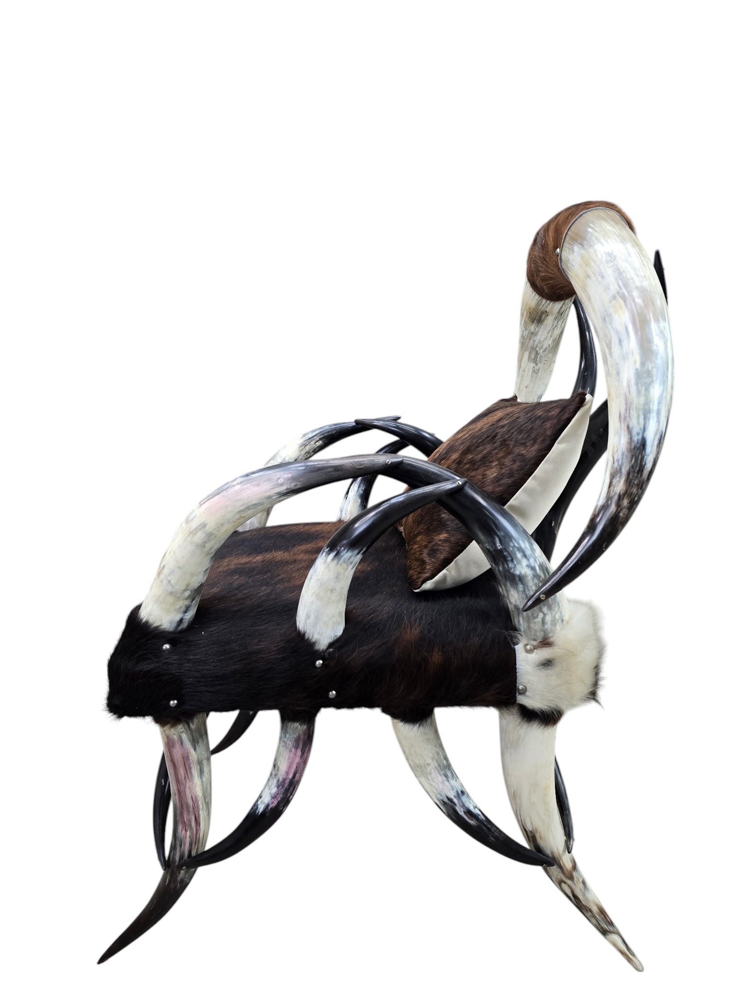 Antique Rustic Western Steer Horn Chair