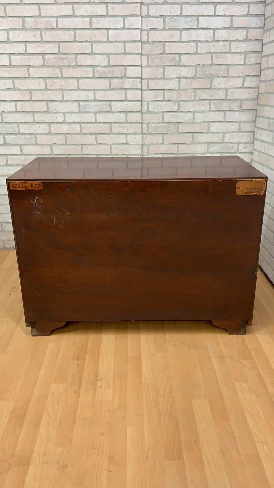 Art Deco Paul Frankl for Johnson Furniture Mahogany & Cork Buffet Cabinet