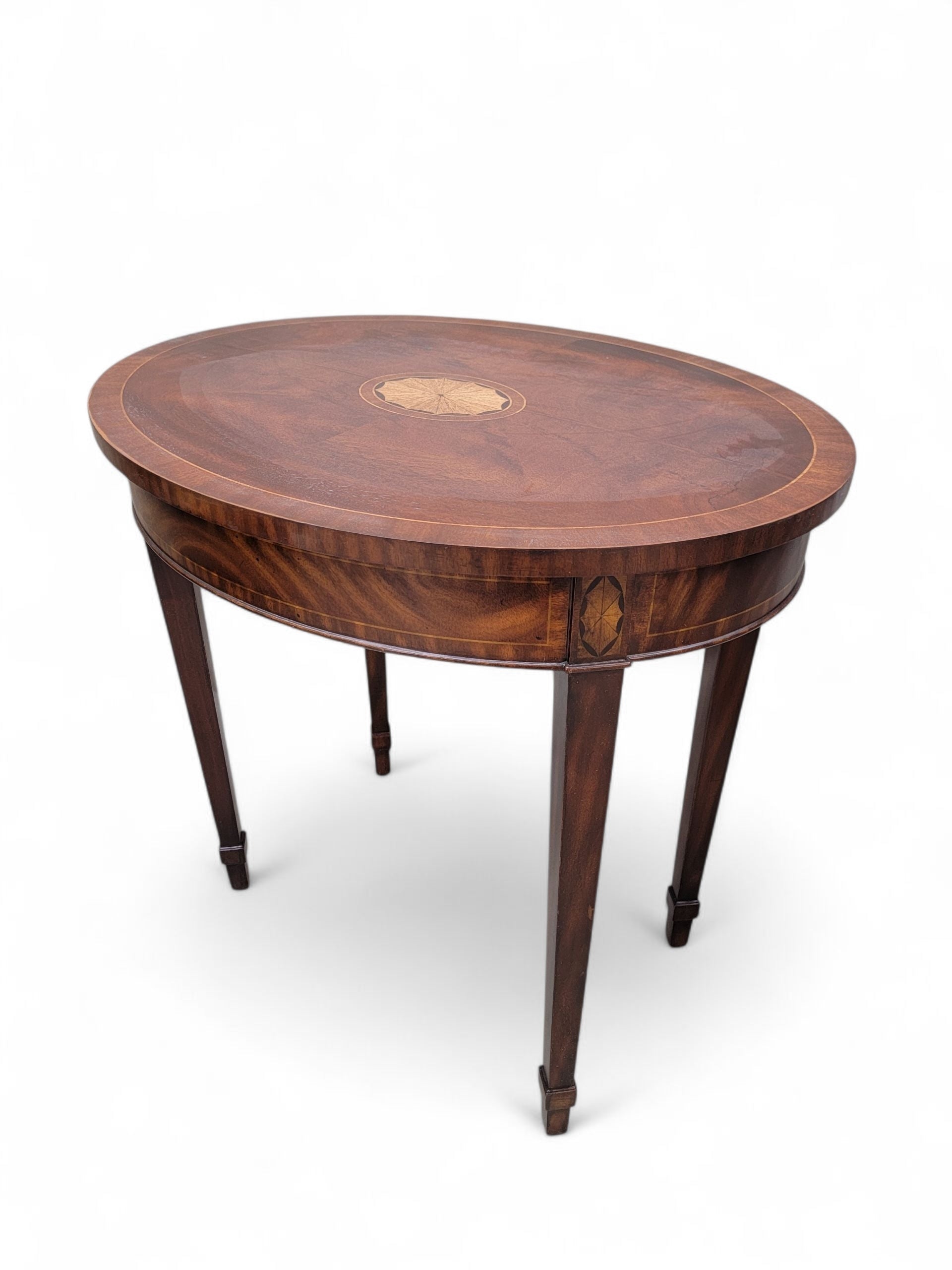 Vintage Regency Style Inlaid Nesting Tables by Maitland Smith