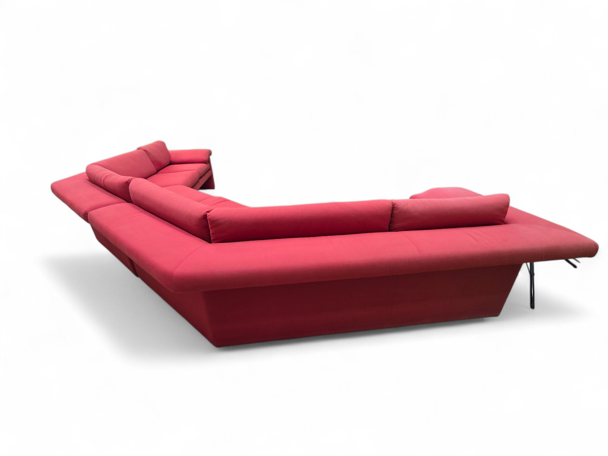 Italian Postmodern Vico Magistretti Style Large 2-Piece Sectional Sofa