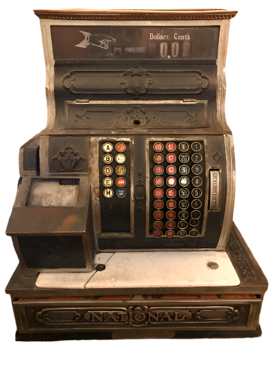 Antique NCR National Cash Register Model 1064 G