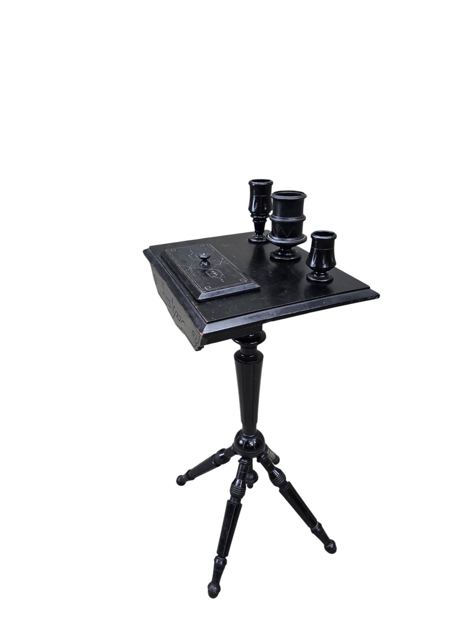 Victorian Ebonized Barber Stand