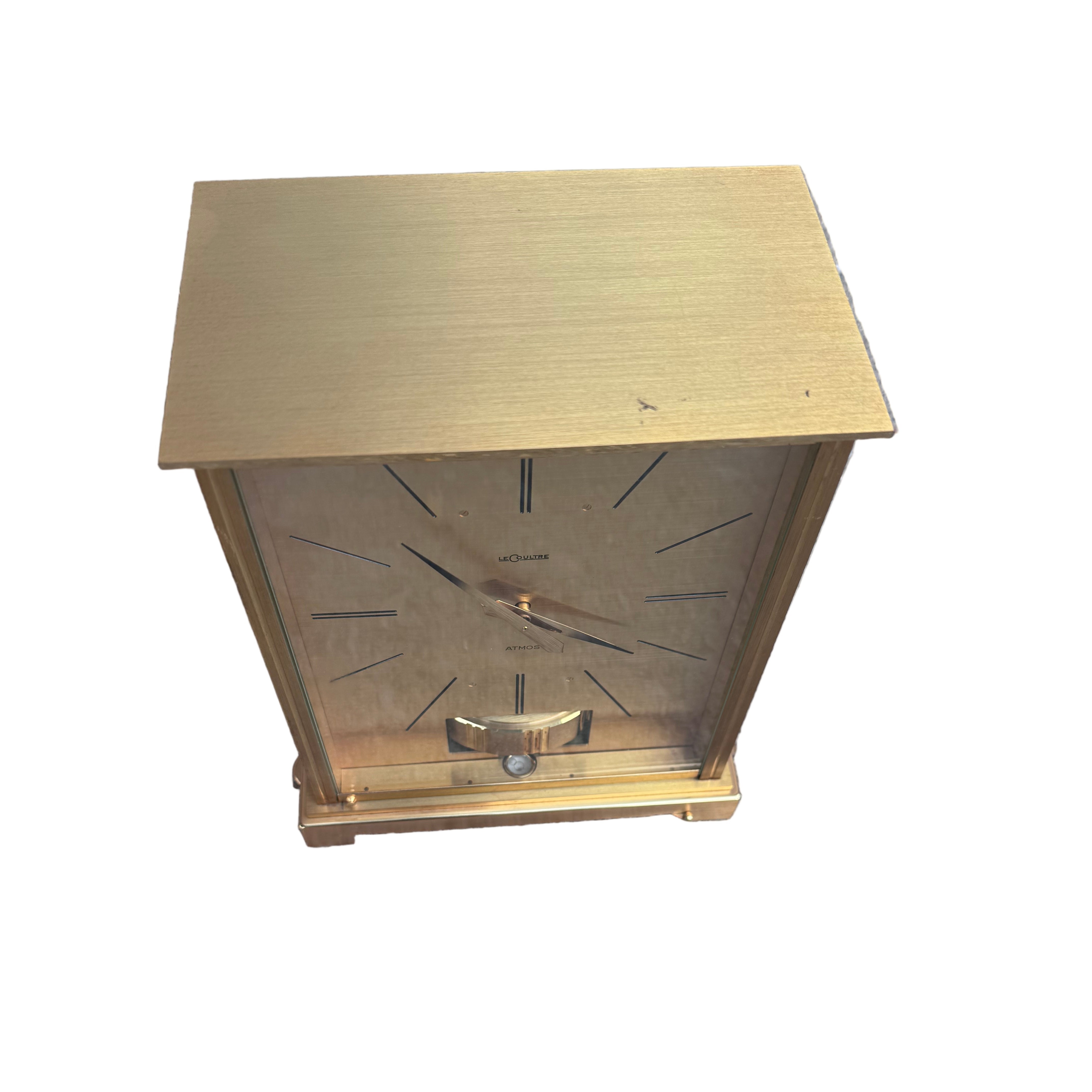Vintage Jaeger LeCoultre Atmos Desk Clock Embassy VII