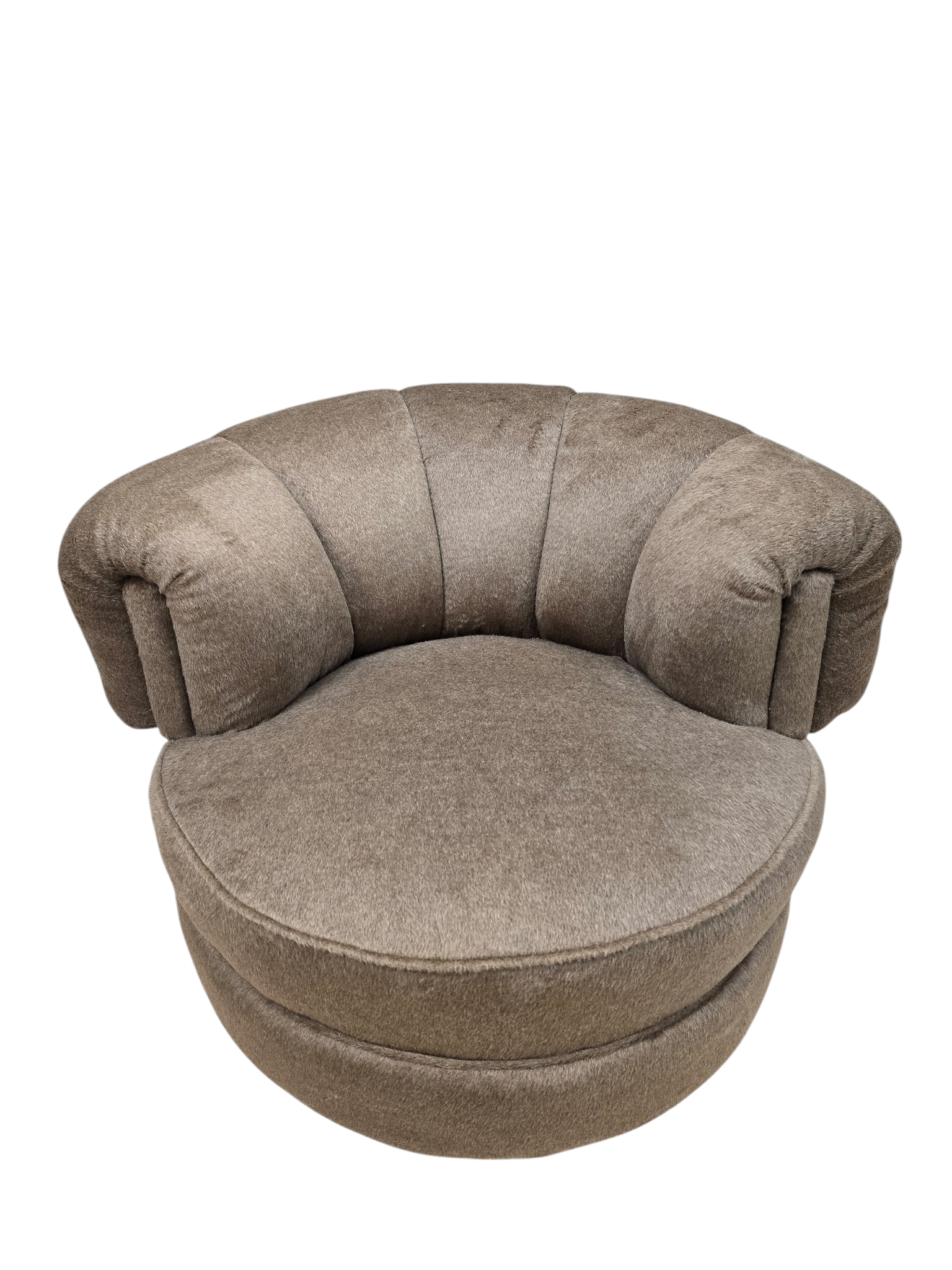 MCM Barrel Back Lounge Chairs Newly Reupholstered – Pair