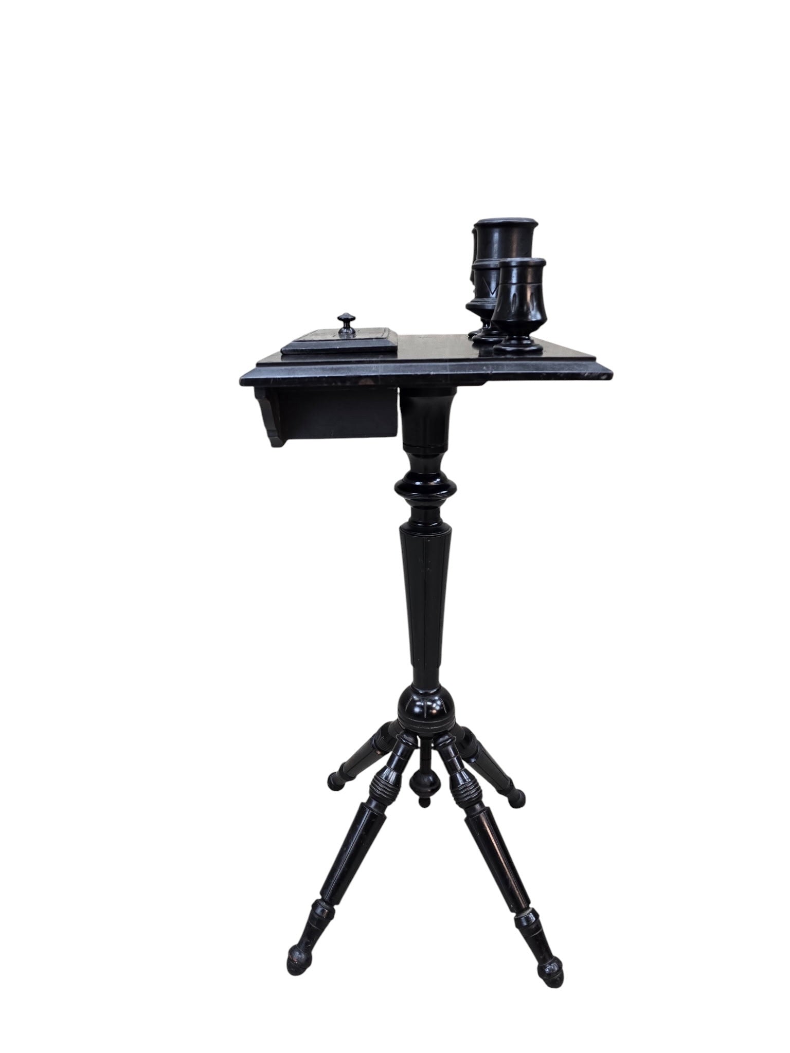 Victorian Ebonized Barber Stand