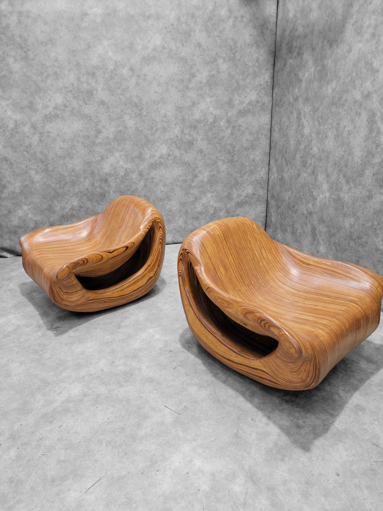 Vintage Modern Strata Chair by Stew Design - Pair