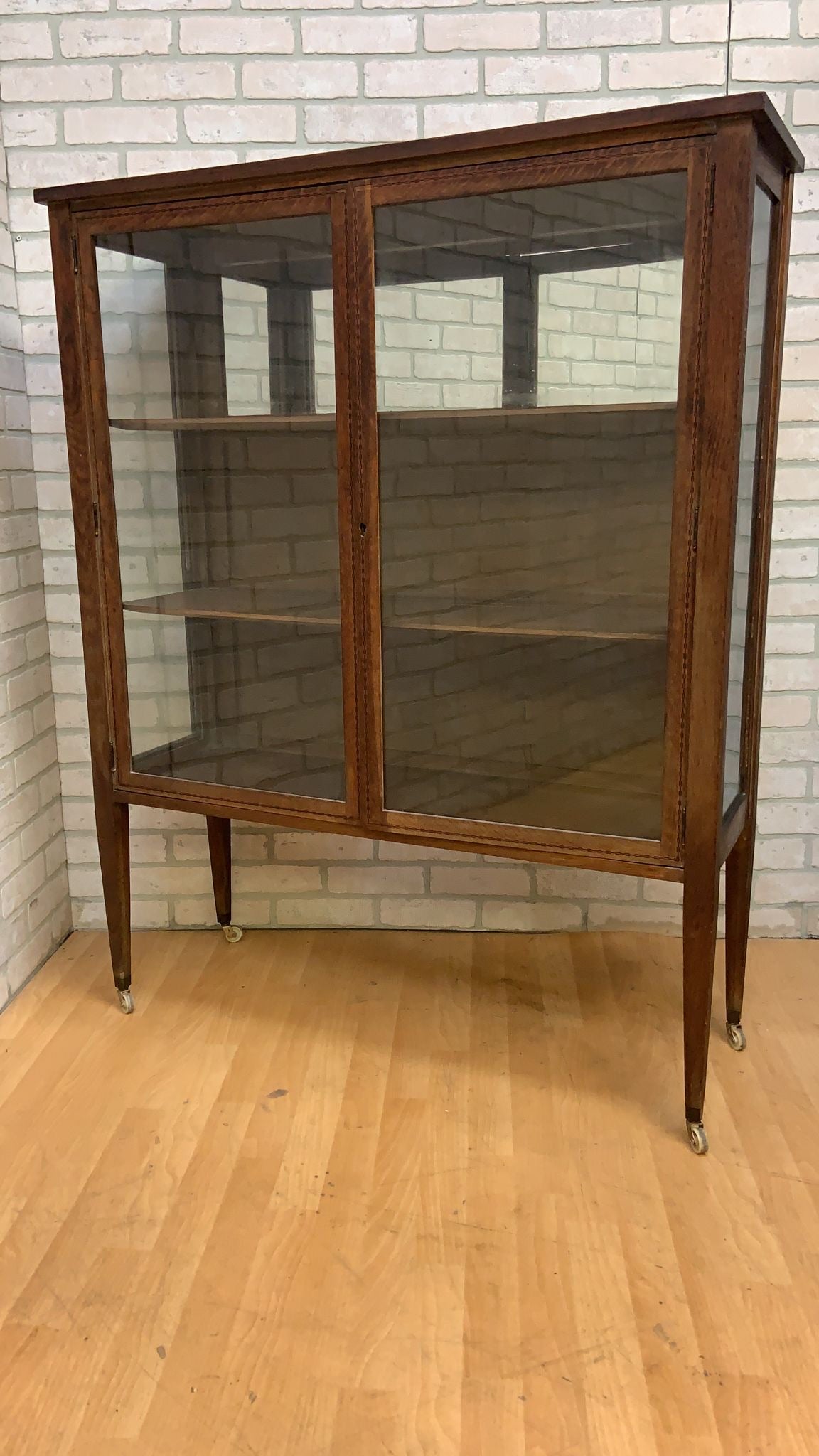 Vintage Grand Rapids Bookcase and Chair Co. Glass Front Display Cabinet